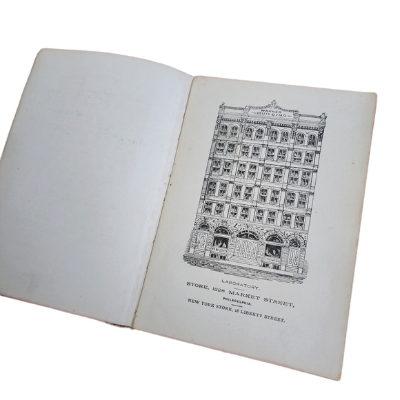 ANTIQUE x WM R WARNER'S Therapeutic Reference Book small hardback circa 1890 - Picture 5 of 16
